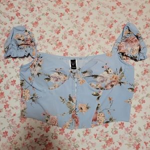 Windsor floral corset top large